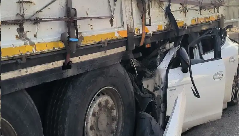 TIR'a Arkadan Saplanan Ok, Kazada Hayat Kurtaran Detaylar Ortaya Çıktı