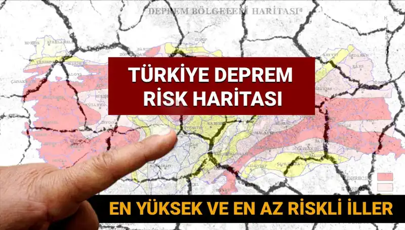 Türkiye’nin 2025 Deprem Riski Haritası: En Tehlikeli ve Güvenli Şehirler Belirlendi