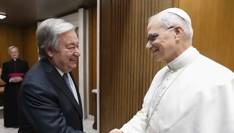 Papa Leo ile Guterres'ten Küresel Barış İçin Tarihi Buluşma