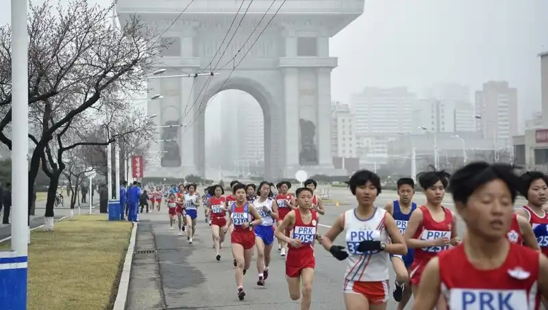Kuzey Kore'nin Başkenti Pyongyang, 6 Yıl Sonra İlk Koşucuları Ağırlıyor
