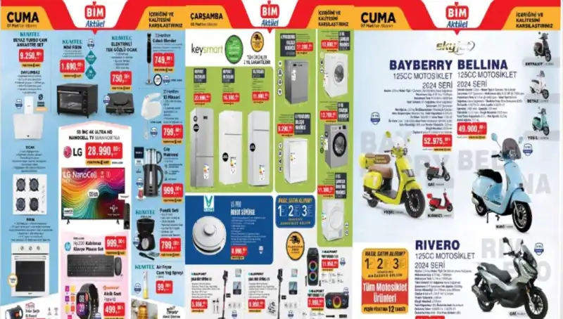 BİM’de Mart’a Özel İndirimler: Robot Süpürge ve Daha Fazlası!