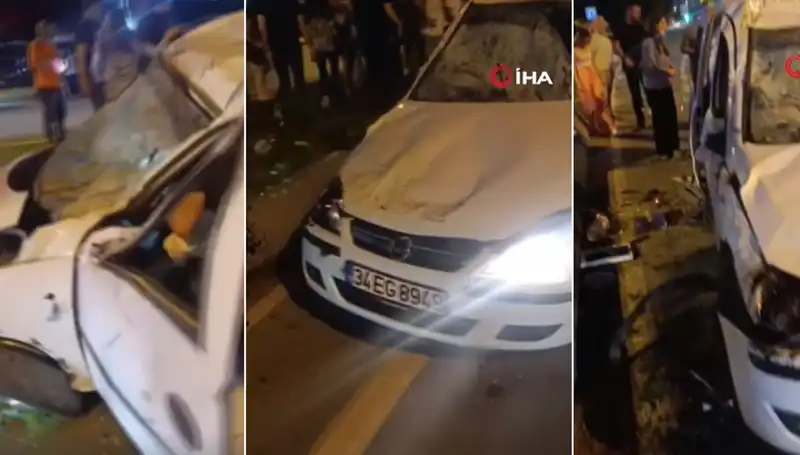 İstanbul Sahil Yolunda Çarpıcı Kaza: Şans Eseri Ucuz Atlatıldı
