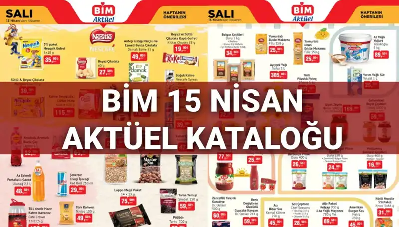 BİM Aktüel Kataloğu 15 Nisan'da Makyaj Ürünleriyle Dikkat Çekiyor!