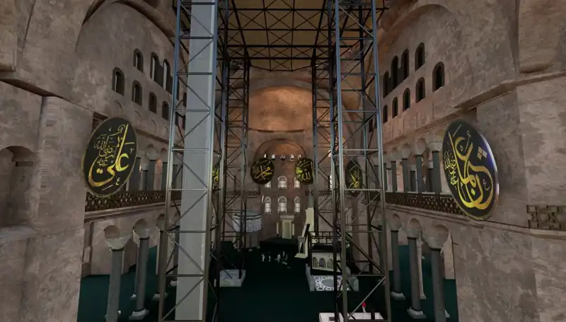 Ayasofya'da Tarihi Restorasyon: Kültürel Miras Yeniden Hayat Buluyor