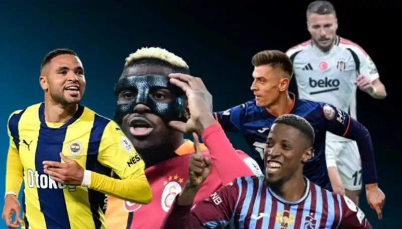 Süper Lig'de Gol Krallığı Yarışı Kızıştı: Osimhen Zirveye Koşuyor