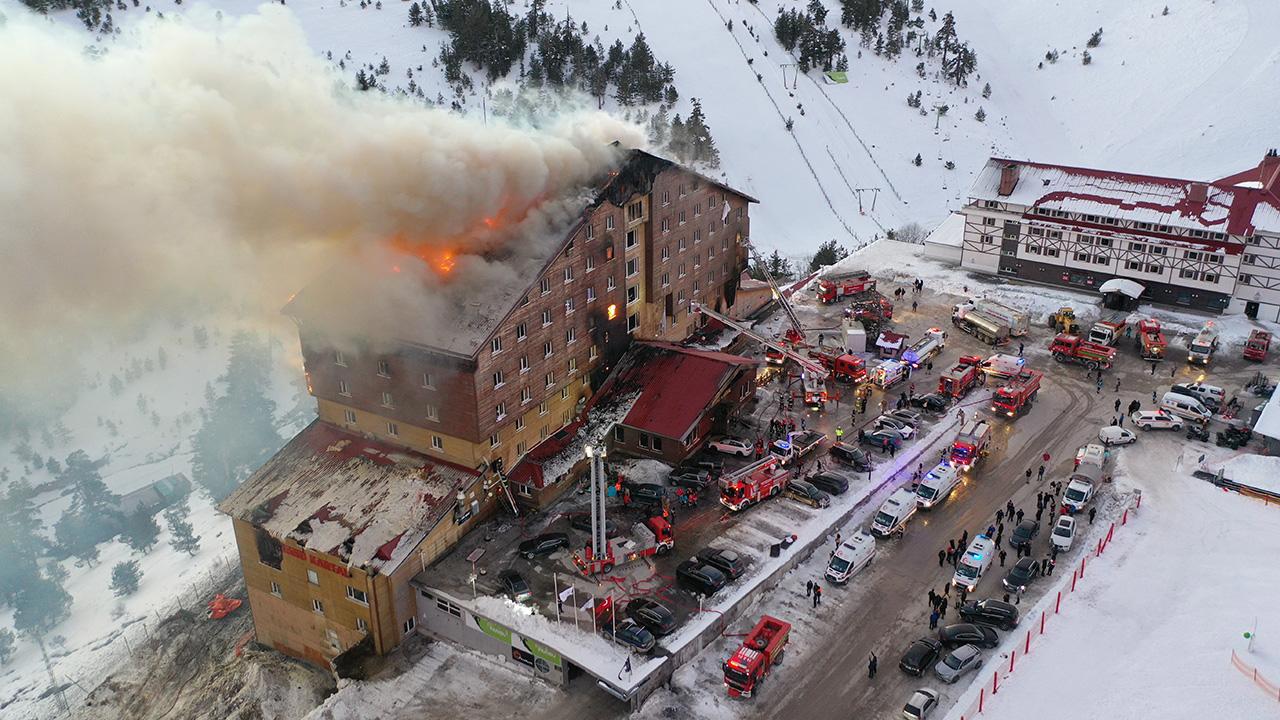 Kartalkaya'da Otel Yangınında 10 Ölü ve 32 Yaralı