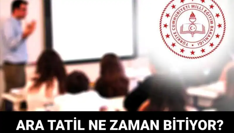 2023 Ara Tatili Ne Zaman Bitiyor? Okul Zilinin Çalacağı Tarihler
