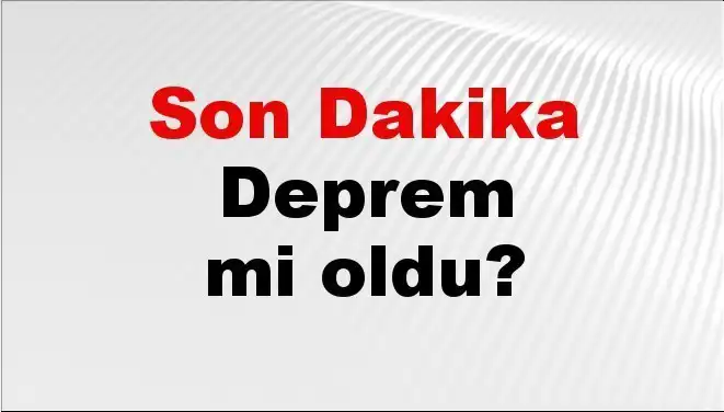 Muğla'da Son Dakika Deprem! Bölgedeki Sarsıntı Neden Oldu?