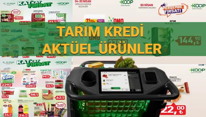 Tarım Kredi Marketleri Nisan Ayında İndirimli Ürünler Sunuyor!